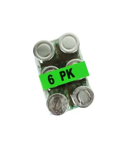 Glass Bottle with Tin Lid 300ml 6pk
