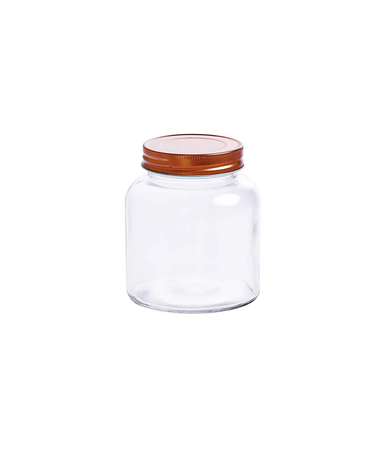 Glass Jar With Copper Lid 330ml