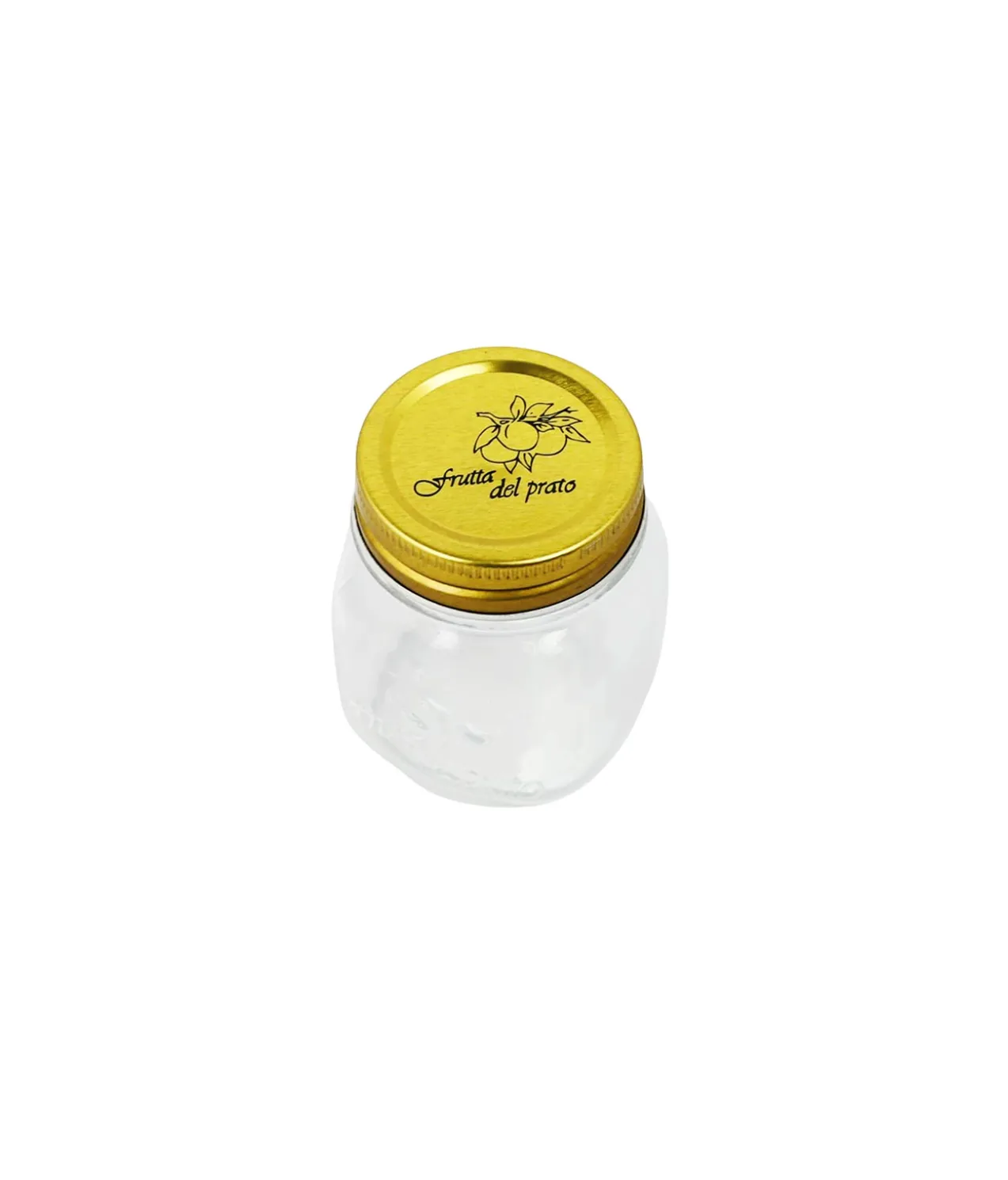 Glass Jar with Gold Lid 150ml 6.2×6.2×8.4cm