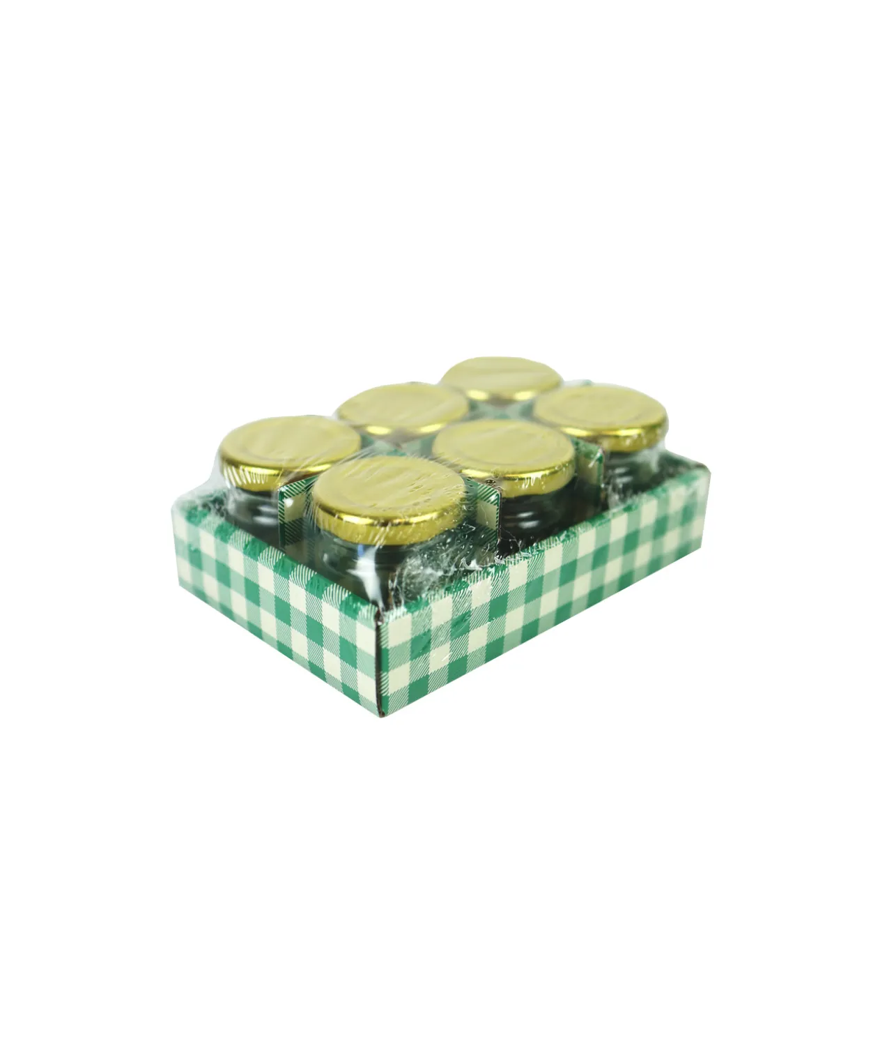 Glass Storage Jar with Gold Lid 30ml 6pk