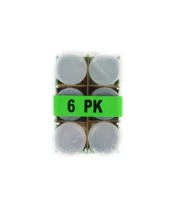Glass Storage Jar with PE Lid 110ml 6pk