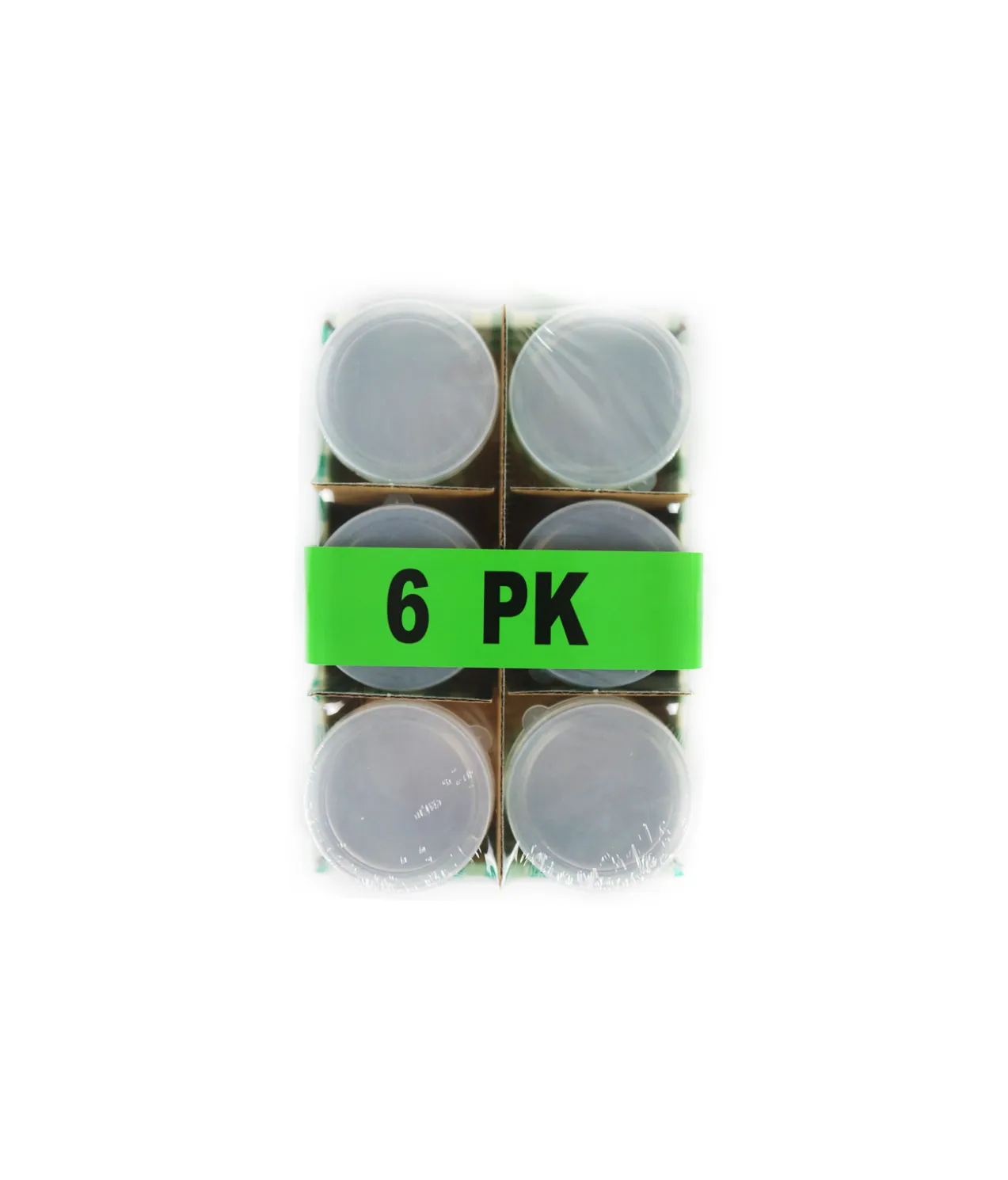 Glass Storage Jar with PE Lid 110ml 6pk