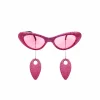 Glitter Disco Party Glasses