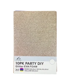 Glitter EVA Foam MIX A4 10pk