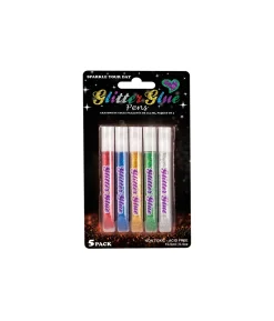 Glitter Glue Pens 5pk