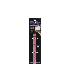 Glitter Kitten Collar Assorted 27cm