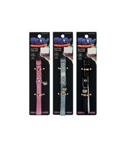 Glitter Kitten Collar Assorted 27cm