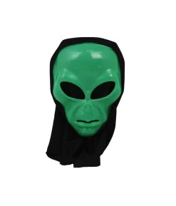 Glow In Dark Alien Mask 25x17cm