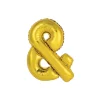 Gold Alphabet Foil Balloon Letter &
