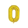 Gold Alphabet Foil Balloon Letter O