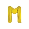 Gold Alphabet Foil Balloon Letter M