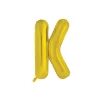 Gold Alphabet Foil Balloon Letter K