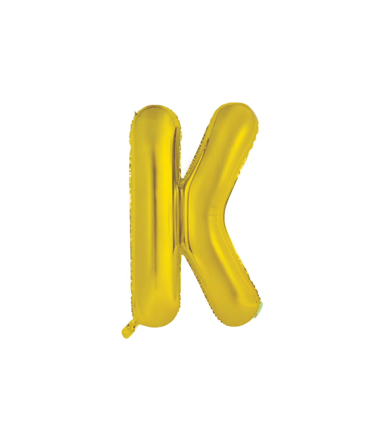Gold Alphabet Foil Balloon Letter K