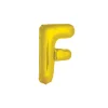 Gold Alphabet Foil Balloon Letter F