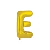 Gold Alphabet Foil Balloon Letter E