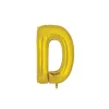 Gold Alphabet Foil Balloon Letter D