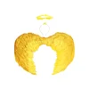 Gold Angel Wings & Headband 80cm