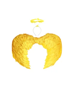 Gold Angel Wings & Headband 80cm