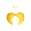Gold Angel Wings & Headband 55cm