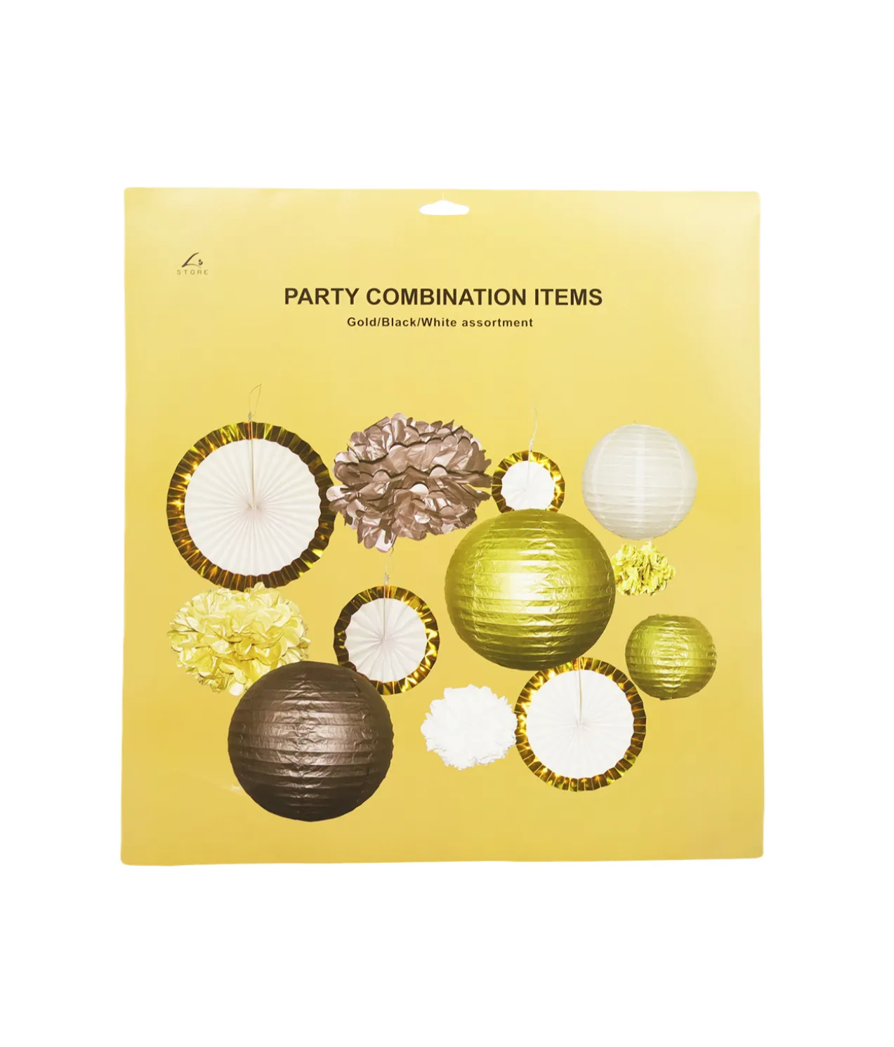 Gold/Black/White Decoration Wall Kit
