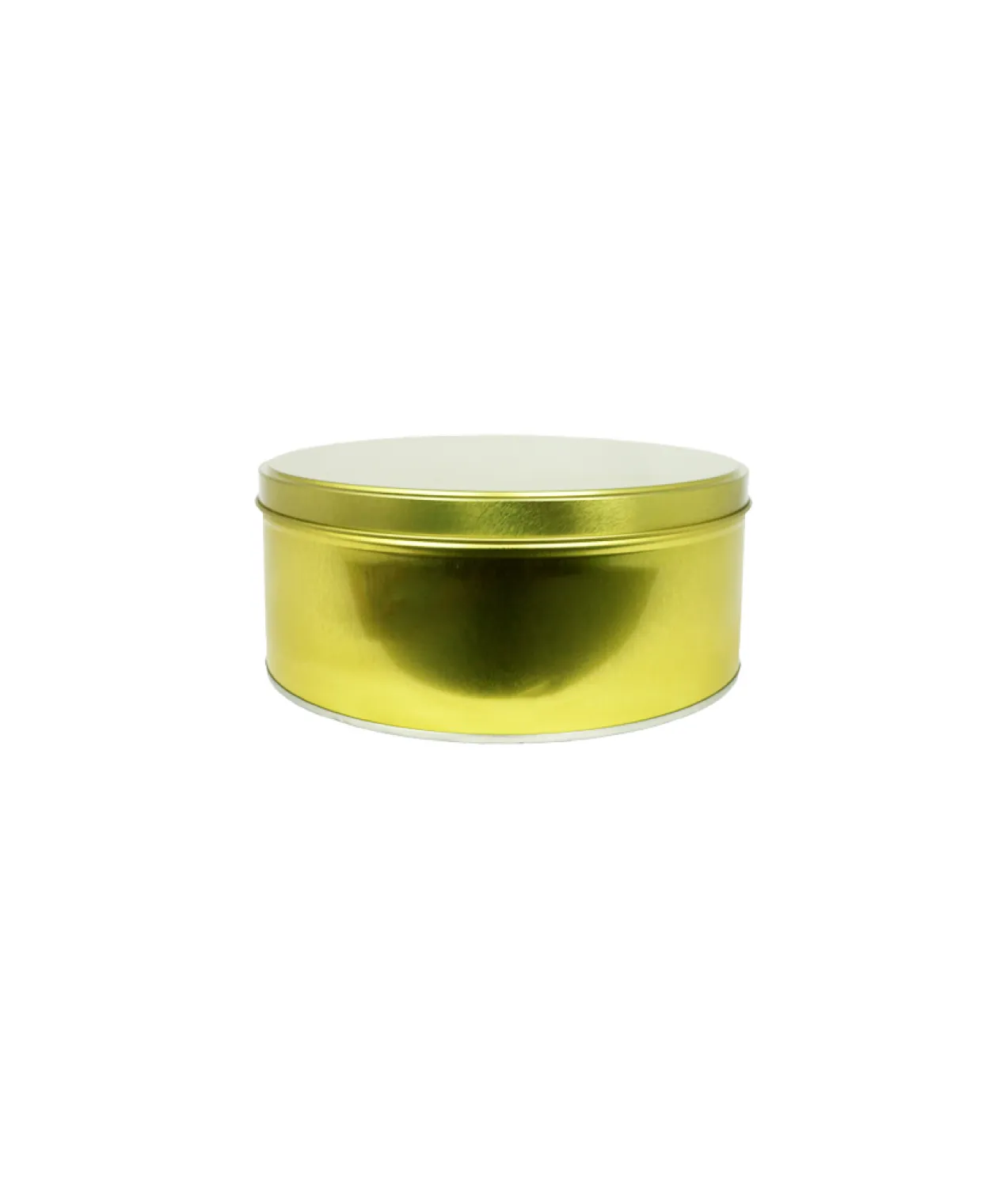 Gold Cake Tin Box 14.3cm