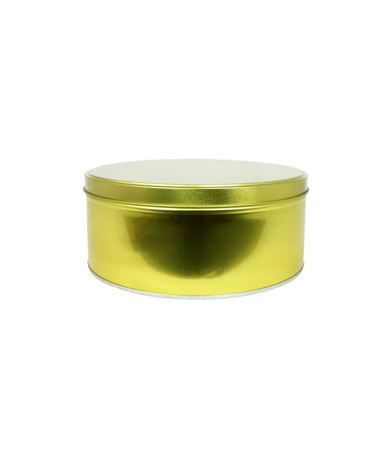 Gold Cake Tin Box 19.8cm