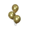 Gold Chrome Latex Balloons 18inch 3pk