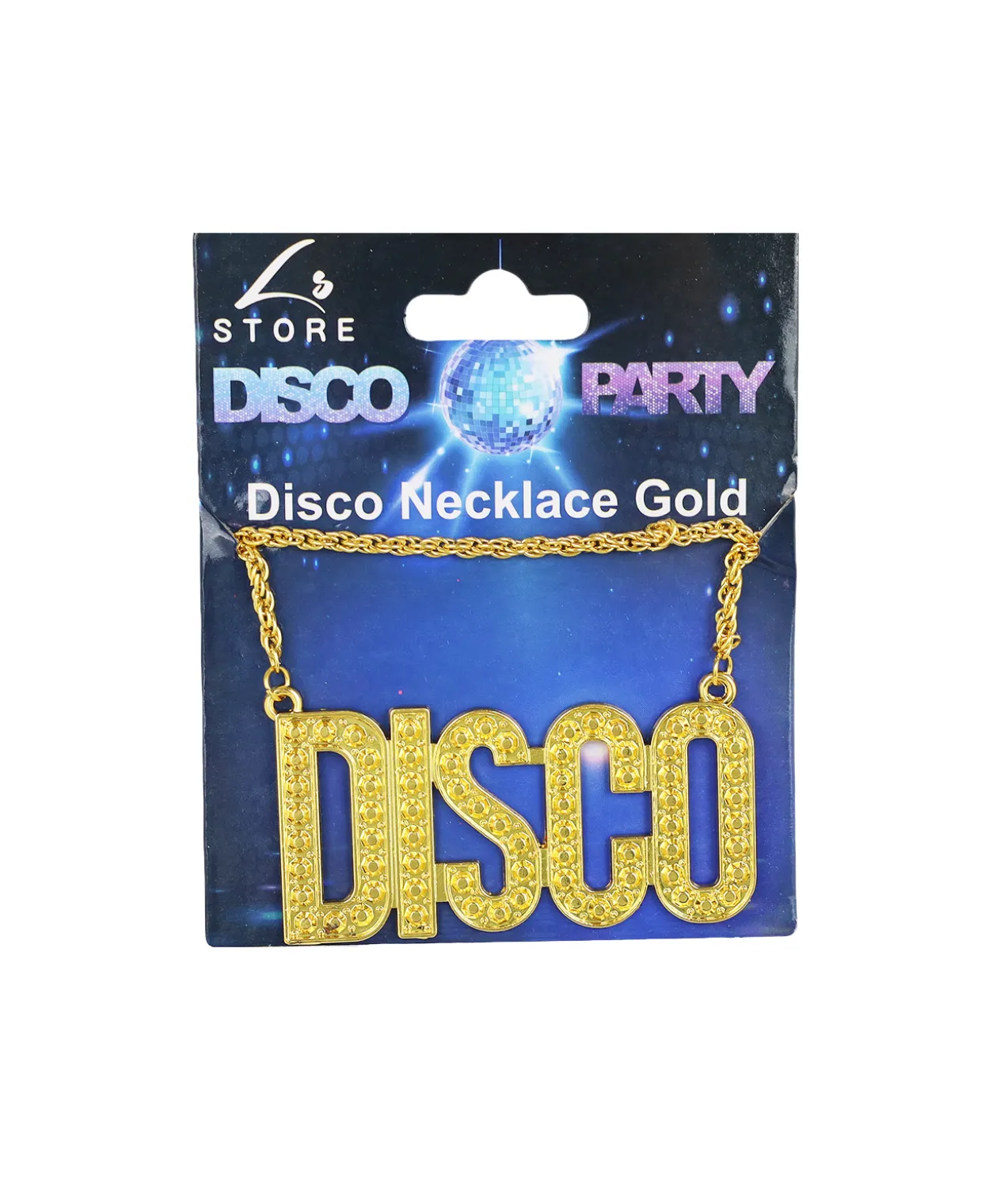 Gold Disco Necklace