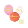 Gold Foil Balloon Stickers 133pc