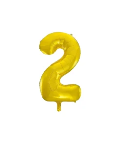 Gold Foil Number Balloon 2