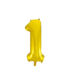 Gold Foil Number Balloon 1
