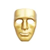 Gold Full Face Plastic Mask