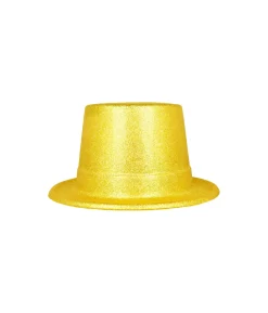 Gold Glitter Top Hat