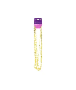 Gold Happy Birthday Necklaces 78cm 3pk
