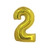 Gold Holographic Foil Number Balloon 2