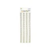 Gold Jewel Look Sticker 4pc