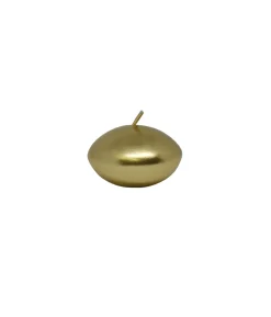Gold Metallic Floating Candles 12pk