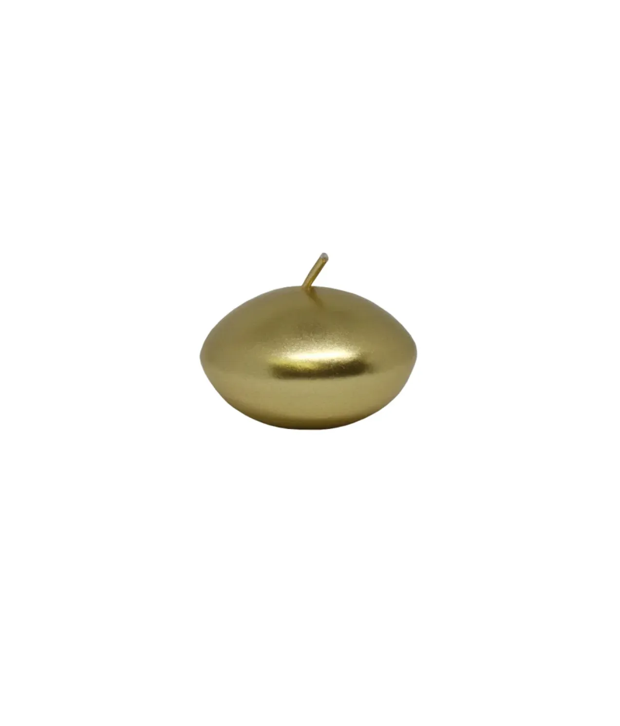 Gold Metallic Floating Candles 12pk