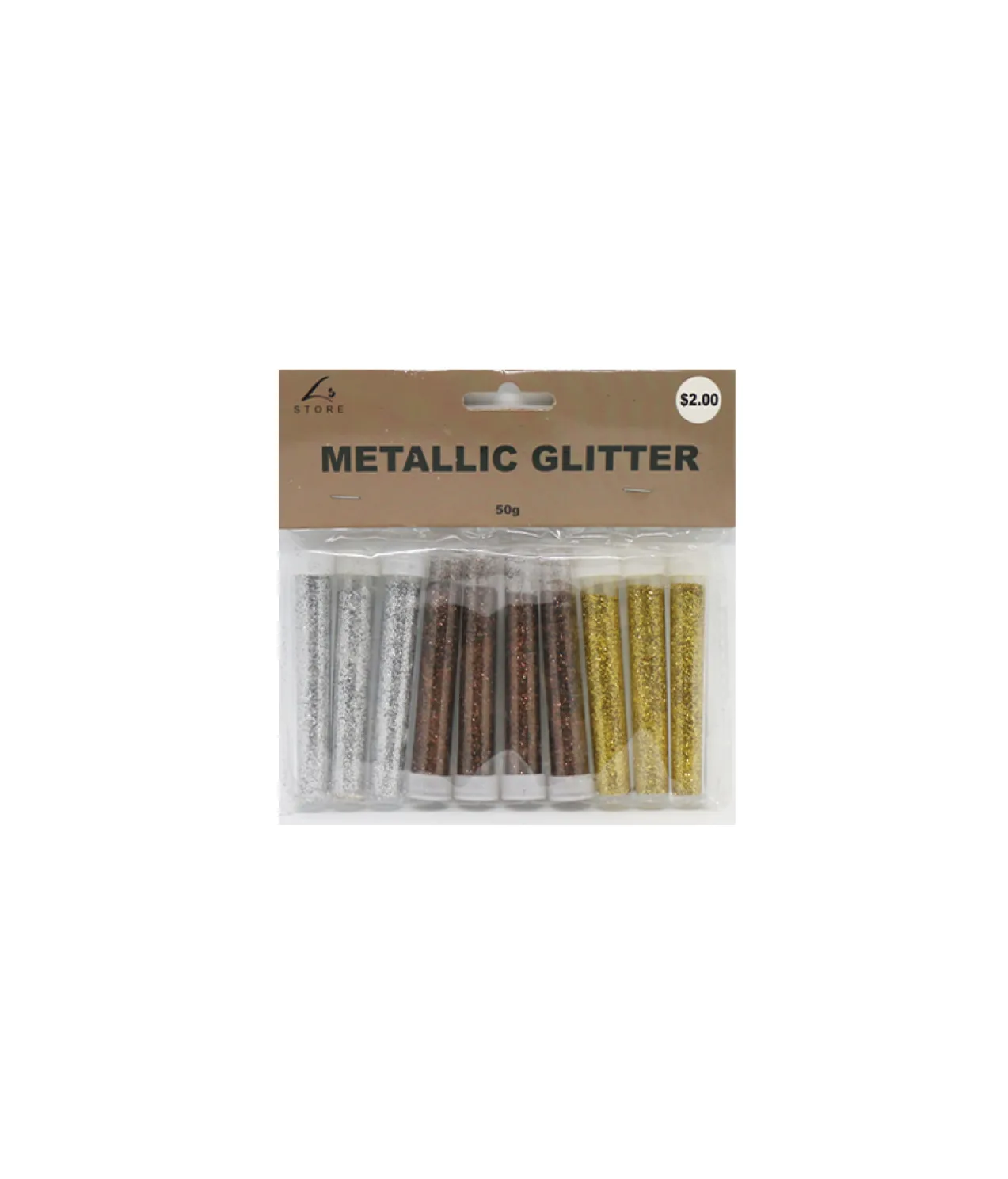 Gold Metallic Glitter Mix 50g
