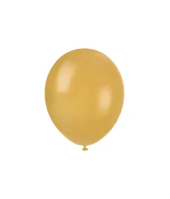 Gold Metallic Latex Balloons 12inch 50pk