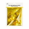 Gold Metallic Sheet 45.7 x 76.2cm 3pc