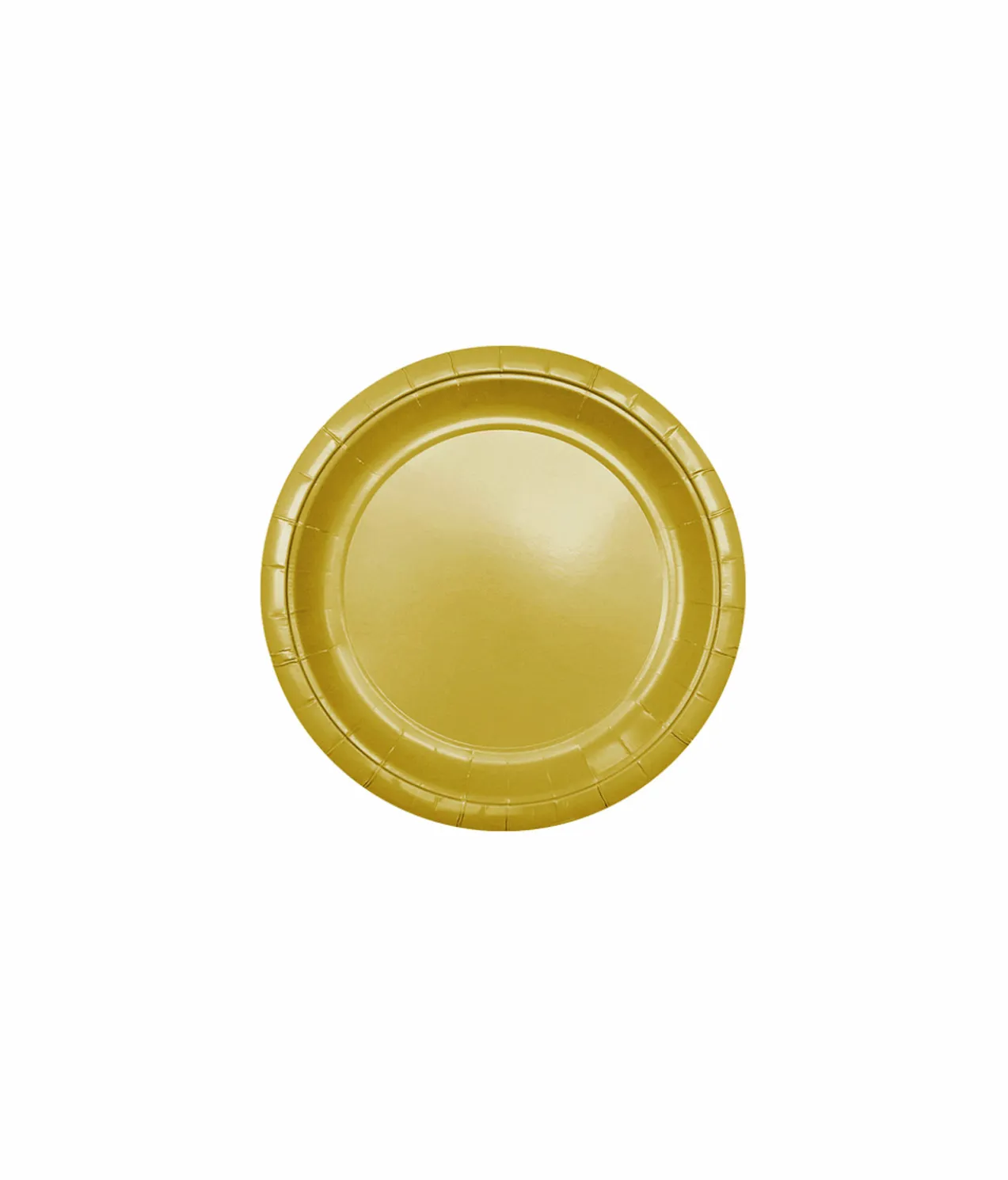 Gold Paper Plates 20x7in