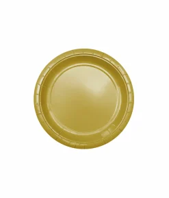 Gold Paper Plates 12x9in