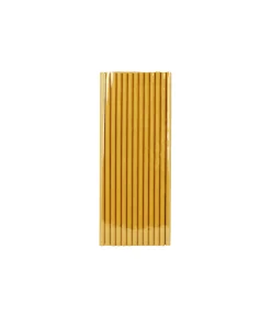 Gold Paper Straws 25pk