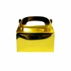 Gold Paper Treat Box 6pc (Side Seal)