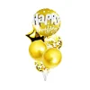 Gold Party Balloon Set 6pc