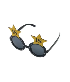 18 Gold Party Glasses