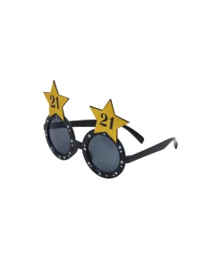 21 Gold Party Glasses
