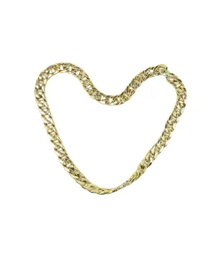 Gold Plastic Chain Necklace