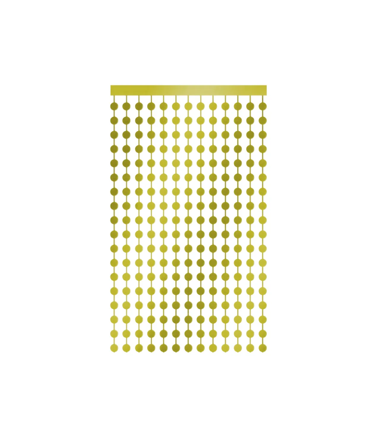 Gold Round Foil Backdrop 1x2m